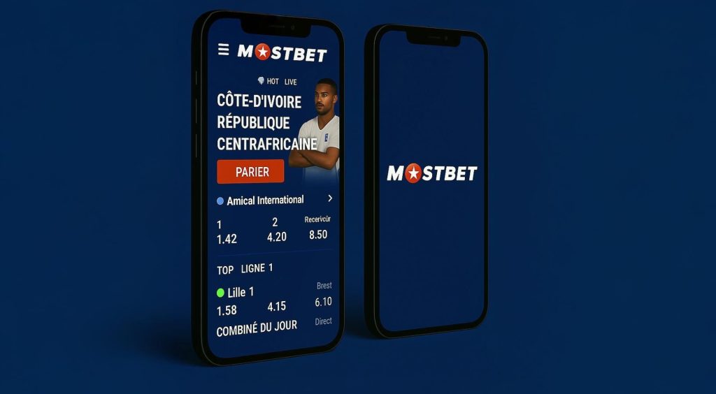 Application mobile Mostbet Côte d'Ivoire